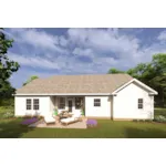 Country House Plan Rear Photo 01 - Downall Green Traditional Home 130D-0114 - Search House Plans and More