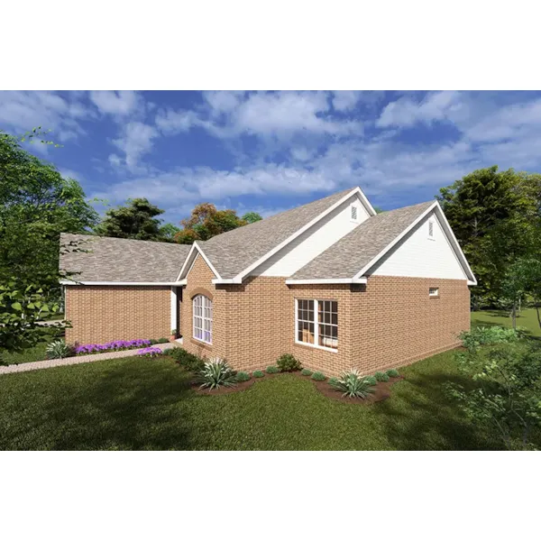 Country House Plan Side View Photo - Downall Green Traditional Home 130D-0114 - Search House Plans and More