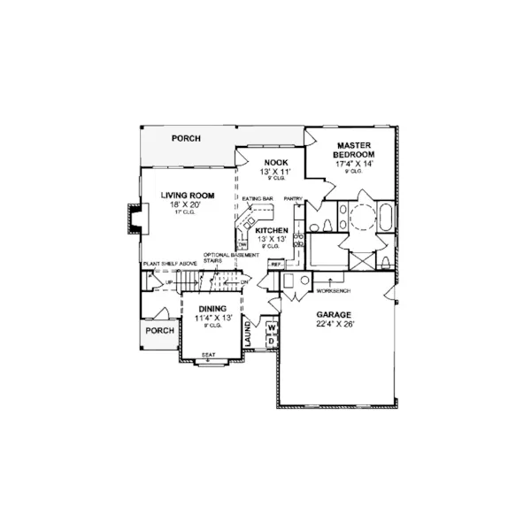 European House Plan First Floor - Minerva Way Traditional Home 130D-0121 - Shop House Plans and More