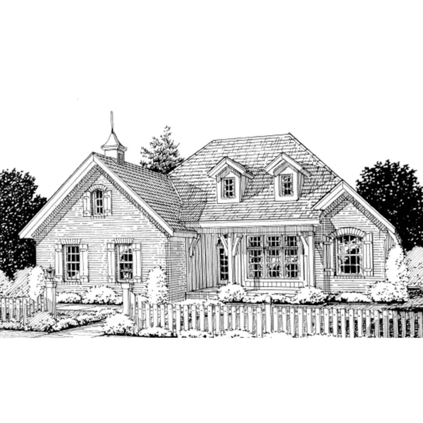 Twin Dormers Promote Country Style