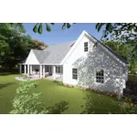 Farmhouse Plan Rear Photo 02 - Marcasite Mill Country Farmhouse 130D-0135 - Shop House Plans and More