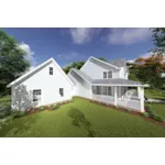 Farmhouse Plan Side View Photo 02 - Marcasite Mill Country Farmhouse 130D-0135 - Shop House Plans and More