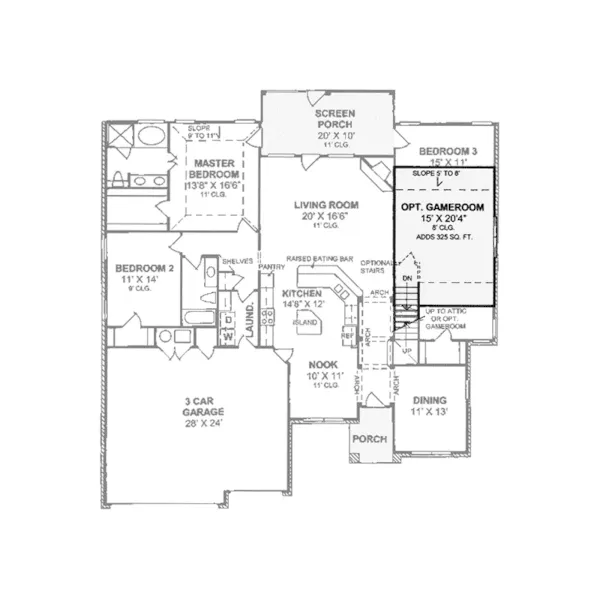 Traditional House Plan Second Floor - Grays Grove Traditional Home 130D-0156 - Search House Plans and More