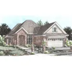 Brick Ranch Home Has Welcoming Arch Entry