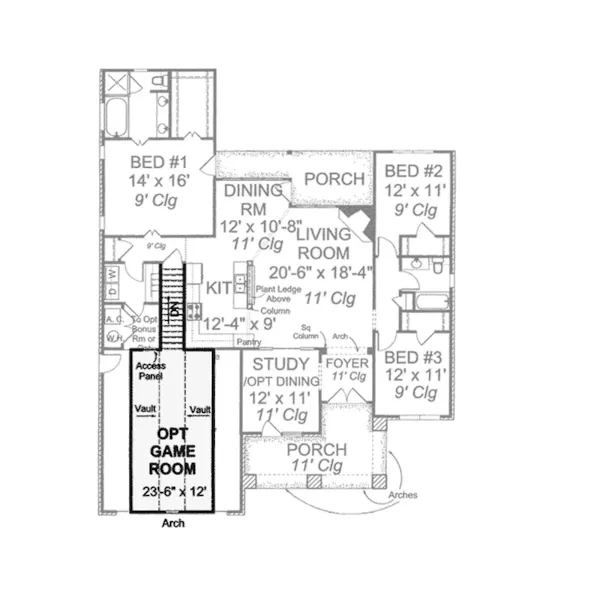 European House Plan Second Floor - Mendoza Pond Traditional Home 130D-0198 - Shop House Plans and More