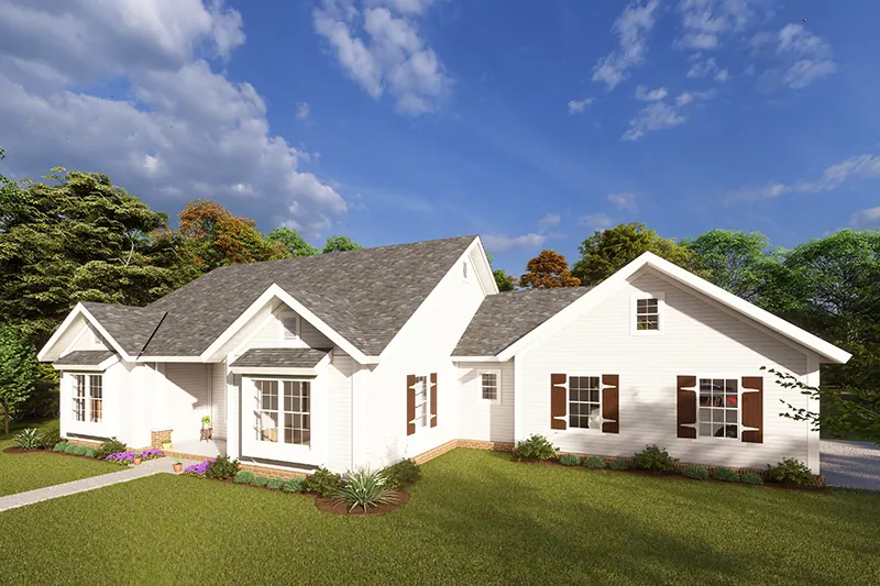 Traditional House Plan Front Photo 01 - Moores Mill Country Home 130D-0321 - Shop House Plans and More