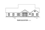 Cabin & Cottage House Plan Rear Elevation - Pearson Park Country Home 130D-0322 - Shop House Plans and More