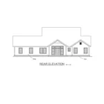 Cabin & Cottage House Plan Rear Elevation - Pearson Park Country Home 130D-0322 - Shop House Plans and More