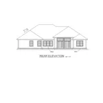 Cabin & Cottage House Plan Rear Elevation - Reynolds Park Country Home 130D-0323 - Shop House Plans and More