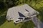 Traditional House Plan Aerial View Photo 01 - Riverside Lane Ranch Home 130D-0324 - Shop House Plans and More