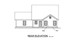 Cabin & Cottage House Plan Rear Elevation - Hidden Cedar Country Home 130D-0328 - Search House Plans and More