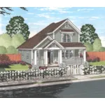 Cabin & Cottage House Plan Front of House 130D-0330