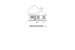 Traditional House Plan Rear Elevation - Boone Hollow Country Home 130D-0330 - Search House Plans and More