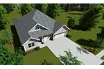 Craftsman House Plan Aerial View Photo 01 - Deercliff Country Home 130D-0332 - Search House Plans and More