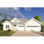 Ranch House Plan Front of House 130D-0332