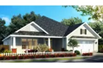 Ranch House Plan Front of Home - Keller Bay Country Home 130D-0337 - Search House Plans and More