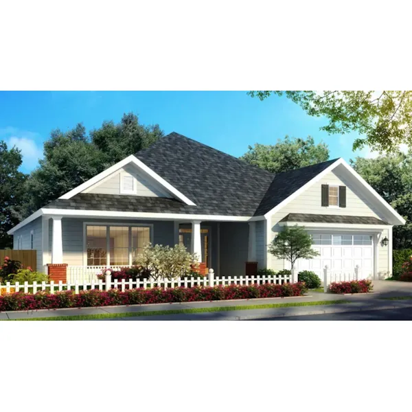 Cabin & Cottage House Plan Front of Home - Keller Bay Country Home 130D-0337 - Search House Plans and More