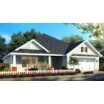 Traditional House Plan Front of House 130D-0337