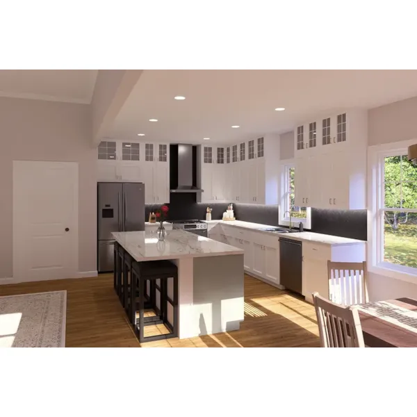 Ranch House Plan Kitchen Photo 01 - Lindmark Lane Ranch Home 130D-0338 - Shop House Plans and More