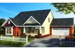 Traditional House Plan Front of House 130D-0340
