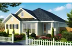 Craftsman House Plan Front of House 130D-0344