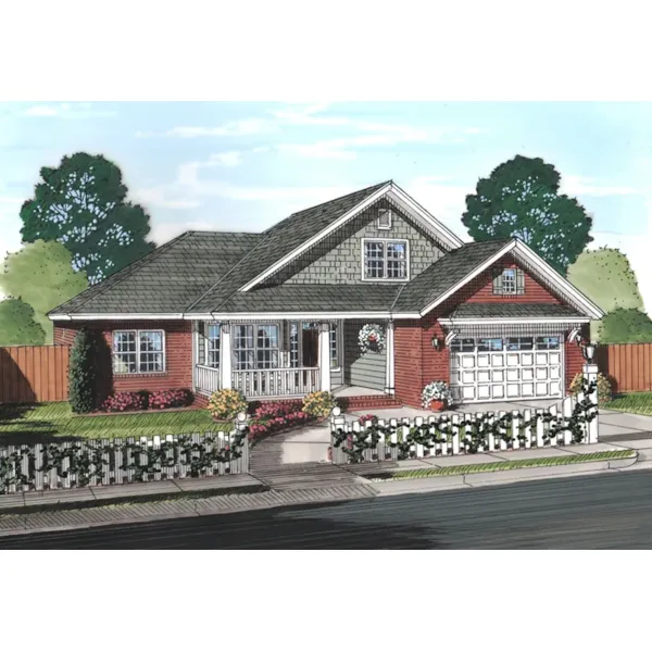 Traditional House Plan Front of Home - Windham Ridge Country Home 130D-0345 - Shop House Plans and More