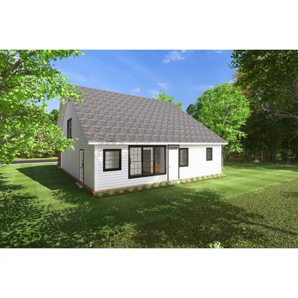 Cabin & Cottage House Plan Rear Photo 01 - Fayville Bungalow Home 130D-0347 - Shop House Plans and More