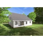 Cabin & Cottage House Plan Rear Photo 01 - Fayville Bungalow Home 130D-0347 - Shop House Plans and More