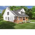 Cabin & Cottage House Plan Side View Photo 01 - Fayville Bungalow Home 130D-0347 - Shop House Plans and More