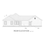 Cabin & Cottage House Plan Rear Elevation - Pillsbury Country Home 130D-0350 - Shop House Plans and More