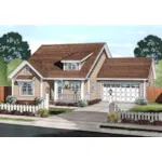 Ranch House Plan Front of Home - Renessa Country Home 130D-0358 - Shop House Plans and More