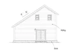 Traditional House Plan Rear Elevation - Trentmore Country Home 130D-0360 - Shop House Plans and More