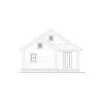 Traditional House Plan Rear Elevation - Walsh Small Country Home 130D-0361 - Shop House Plans and More