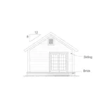 Cabin & Cottage House Plan Rear Elevation - Stacy Country Cottage 130D-0362 - Shop House Plans and More