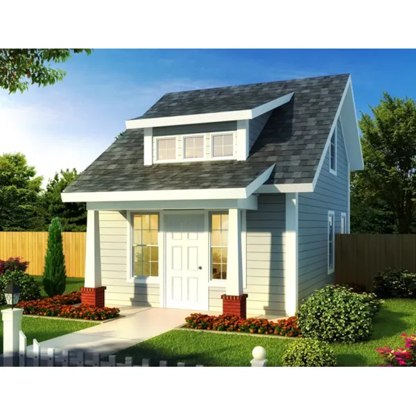 Cabin & Cottage House Plan Front of Home - Rollins Bungalow Cottage 130D-0363 - Shop House Plans and More