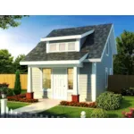 Cabin & Cottage House Plan Front of Home - Rollins Bungalow Cottage 130D-0363 - Shop House Plans and More