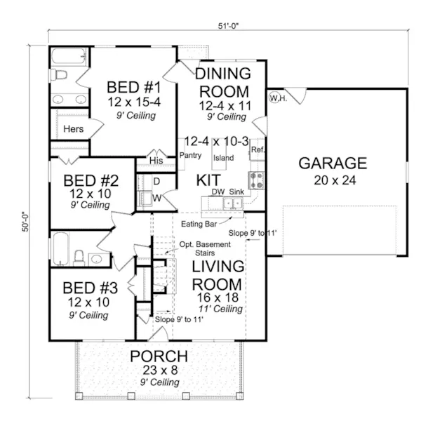 Traditional House Plan First Floor - Lodell Country Home 130D-0367 - Shop House Plans and More