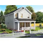 Cabin & Cottage House Plan Front of Home - Foley Hill Two-Story Home 130D-0381 - Shop House Plans and More