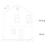 Cabin & Cottage House Plan Rear Elevation - Foley Hill Two-Story Home 130D-0381 - Shop House Plans and More