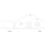 Country House Plan Rear Elevation - Siller Ranch Home 130D-0391 - Shop House Plans and More