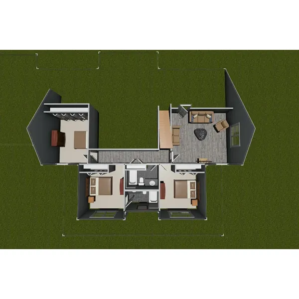 Farmhouse Plan 3D Second Floor - 130D-0413 | House Plans and More