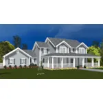 Farmhouse Plan Front Image - 130D-0413 | House Plans and More