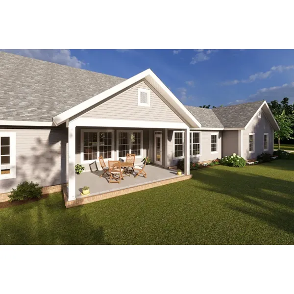 Farmhouse Plan Patio Photo - 130D-0413 | House Plans and More