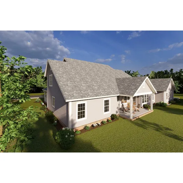 Farmhouse Plan Rear Photo 02 - 130D-0413 | House Plans and More