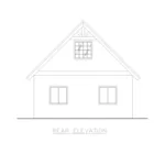 Building Plans Rear Elevation -  133D-6000 | House Plans and More