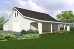 Building Plans Front of Home -  133D-6001 | House Plans and More
