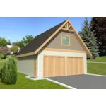 Building Plans Front of House 133D-6002