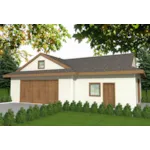 Building Plans Front of House 133D-6005