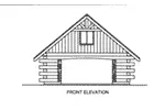 Building Plans Front Elevation -  133D-6006 | House Plans and More