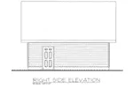 Building Plans Right Elevation -  133D-6008 | House Plans and More